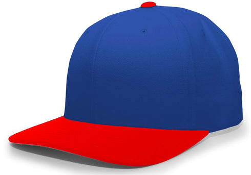 Pacific Headwear Pro-Wool Hook-And-Loop Adjustable Cap (705W), Color 'RoyalRed'